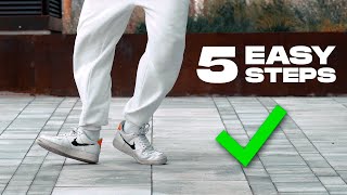 5 Easy Footwork Shuffle Steps [upl. by Bate]