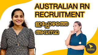 Australian Registered Nurse Recruitment  Current Situation [upl. by Nohsauq887]