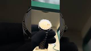 ROLEX DATEJUST 36MM TWOTONE YELLOWGOLD CHAMPAGNE DIAMOND DIAL 2024 [upl. by Doble365]