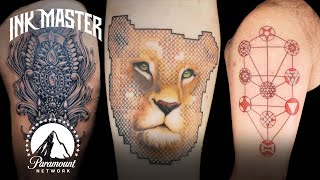 Most Intricate Tattoos 🔍 Ink Master [upl. by Lukin]