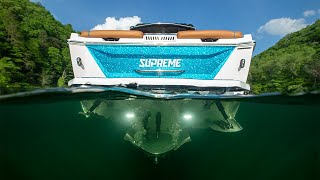 2023 Supreme ZS232  Wide Bow Value Wakeboat [upl. by Roosnam]