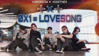 KPOP IN PUBLIC TXT 투모로우바이투게더  0X1  LOVESONG  Rock ver Dance Cover by ONELIGHT [upl. by Lorilyn]