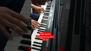 Bela Bartok  Mikrokosmos Vol 1 N°2a on the Hammond XB1 organ [upl. by Agathy]