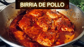 Birria de pollo Receta Fácil y Deliciosa [upl. by Sicnarf]