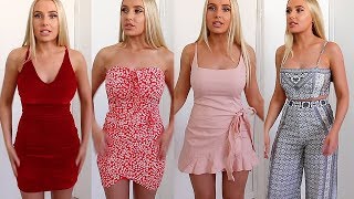 TRY ON CLOTHING HAUL White Fox Boutique  Lauren Curtis [upl. by Maude]