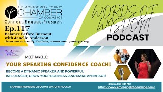 Words of Wisdom Podcast Ep117 Balance Before Burnout w Janelle Anderson [upl. by Atteiram853]