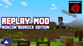 REPLAY MOD is now on BEDROCK EDITION  ReplayCraft Addon [upl. by Jenna]