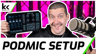 GoXLR amp Rode PodMic Setup  Best Microphone Settings For Streaming [upl. by Weed]