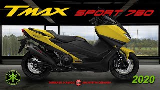 NUOVO TMAX 750 sport 2020 – Sua maestà non ha rivali [upl. by Anemolihp]