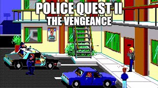 POLICE QUEST II Adventure Game Gameplay Walkthrough  No Commentary Playthrough [upl. by Natanoy]