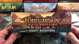 LOTR Draft Booster Box Full Opening Lord Of The Rings Magic The Gathering MTG LTR Middle Earth [upl. by Nirre259]