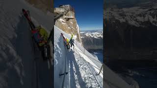 Descente de larête de lAiguille du Midi [upl. by Hendrika]