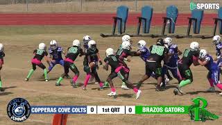 Copperas Cove Colts vs Brazos Gators  12u Football Live Recording [upl. by Drain878]