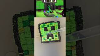 I drew a MINECRAFT CREEPER with a magic sponge [upl. by Cord]