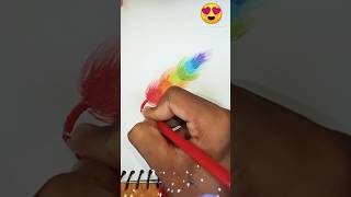 beautiful wing making from oil pastelsketch viral art shorts oilpastel [upl. by Edith420]