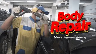 Proses Repair Bodi amp Cat Bengkel Honda Internusa Cibinong [upl. by Nnaecarg]