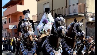 Oristano La Sartiglia 2020 Sfilata dei Sartiglianti  Rosano [upl. by Naltiak]