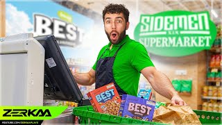 OPENING THE SIDEMEN SUPERMARKET Supermarket Simulator 1 [upl. by Natsyrk]