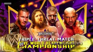 WWE Wrestlemania 30 XXX Official and Complete FULL Match Card  HD [upl. by Reinhart]