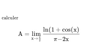 un exercice de limites bac scientifique [upl. by Asiuqram]