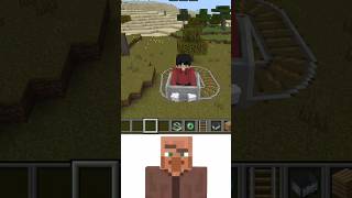 Tiktok hack Minecraft Villager io io io meme shorts minecraft [upl. by Eimac]