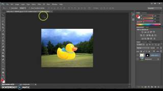 Photoshop How to resize an individual layer or object [upl. by Ahnavas]