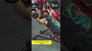 Excerpts from my upper body workout  Incline Db Chest Flyes fitness fitnessgoals fit workout [upl. by Suoiluj]