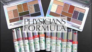 Physicians Formula NEW Murumuru Butter Eyeshadow Palettes amp Lip Creams Swatches amp Review [upl. by Ahsiema]