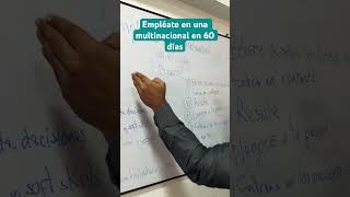 15 pasos para emplearte en una multinacional en 60 días 🚀 empleos careercoach outplacement [upl. by Griggs]