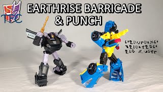 Transformers Review Earthrise Barricade amp Punch  Counterpunch [upl. by Gyatt]