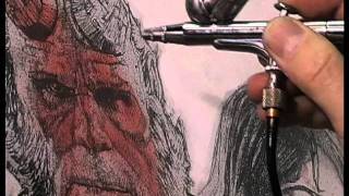 DREW STRUZAN Conceiving amp Creating the Hellboy Movie Poster Art  PAINTING [upl. by Farnham]