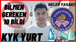 BUNLARI BİLMEDEN SAKIN YURDA GİTME yemek fiyat laptop sigara yatak sayısı ütü [upl. by Droflim]