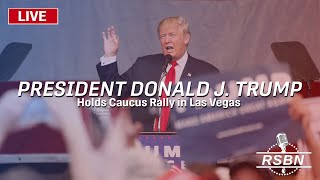 LIVE President Donald J Trump Holds Caucus Rally in Las Vegas  12724 [upl. by Bartie]