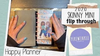 2020 Skinny MINI Happy Planner flip through and How It Worked For Me [upl. by Maisel]