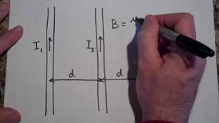 The Magnetic Field Due to Two Wires [upl. by Plossl146]