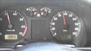 Seat Arosa 10 MPI 50HP 80120 Fifth gear [upl. by Unders]