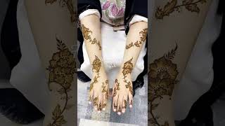 Viral briskly henna dejain mehndi hennamehndiart [upl. by Lebar]