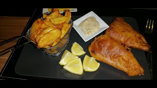 Backfisch aus Bierteig mit frischen Pommes aus dem Airfryer Fish and Chips [upl. by Helmut]