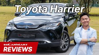 2021 Toyota Harrier Hybrid 25 Luxury  sgCarMart Reviews [upl. by Haerb]