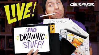 iPad Drawing Accessories Mega Review PaperLike Bellemond PencilTips PaperFeel [upl. by Ainaznat]