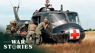 A Day In The Life Of A Vietnam Chopper Medic  Battlezone  War Stories [upl. by Auqinaj647]