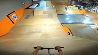 RIDING UNREAL NEW INDOOR SKATEPARK [upl. by Ttevi]