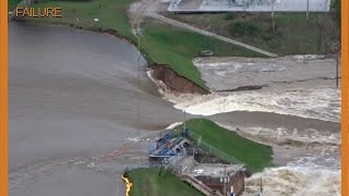 Edenville Dam failure  Structural failure [upl. by Philippine]