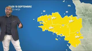 Bulletin météo pour le jeudi 19 septembre 2024 [upl. by Pownall551]