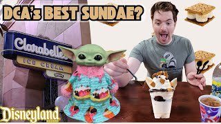 Smore Banana Split Sundae Review  Disneyland Food [upl. by Hegyera]