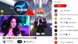 I SECRETLY trolled her ENTIRE LIVESTREAM in Roblox Rivals [upl. by Atnwahsal]