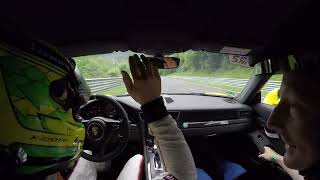 Incredible Kevin Estre lap of the Nürburgring in the new Porsche 911 GT3 RS [upl. by Monagan]