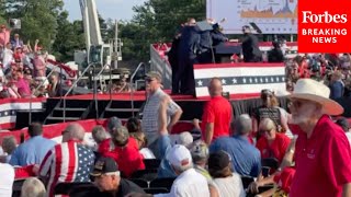 WATCH Footage Emerges Of Shooting At Trump Pennsylvania Rally From Inside Crowd [upl. by Leupold]