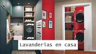 35 Lavanderías en casa Hermosas y Elegantes  DECORACIÓN DESING [upl. by Lunnete]