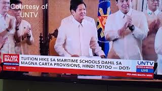 MAGNA CARTA OF SEAFARERS SIGNED INTO LAW MARITIME SCHOOL POSSIBLE TUITION HIKE V95 [upl. by Diba]